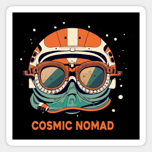 Cosmic Nomad Motorcycle Magnet